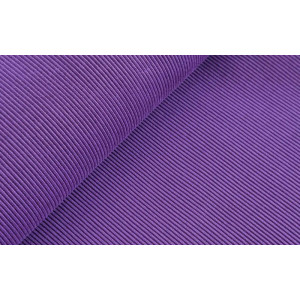 10cm Bündchen Schlauch (100 cm Umfang) kräftiger Feinripp LILA (Grundpreis €14,00/m)